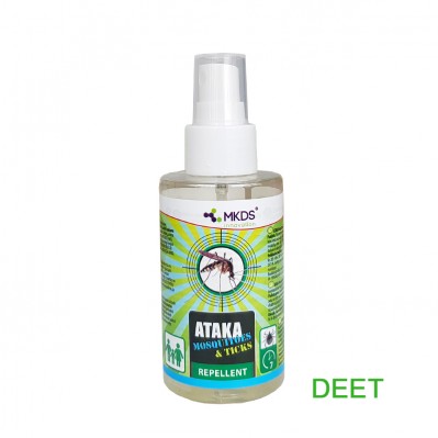 ATAKA Mosquitoes & Ticks – repelentas nuo uodų ir erkių, 100 ml